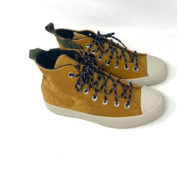 Converse Chuck 70 EXPlore WP HI Wheat Nubuck Sneakers Brown Men's Size 171438C - Picture 2 of 8